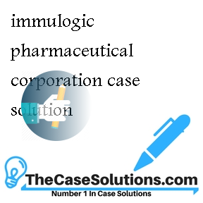 immulogic pharmaceutical corporation case solution