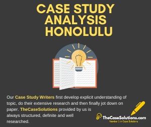 Case Study Analysis Honolulu