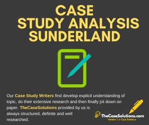 Case Study Analysis Sunderland