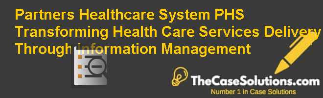 Partners healthcare case study solution image