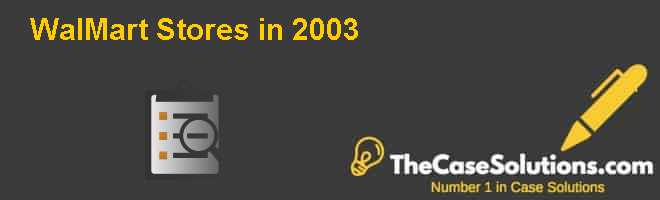 PDF) Financial Analysis of Retail Business Organization: A Case of Wal-Mart  Stores, Inc.